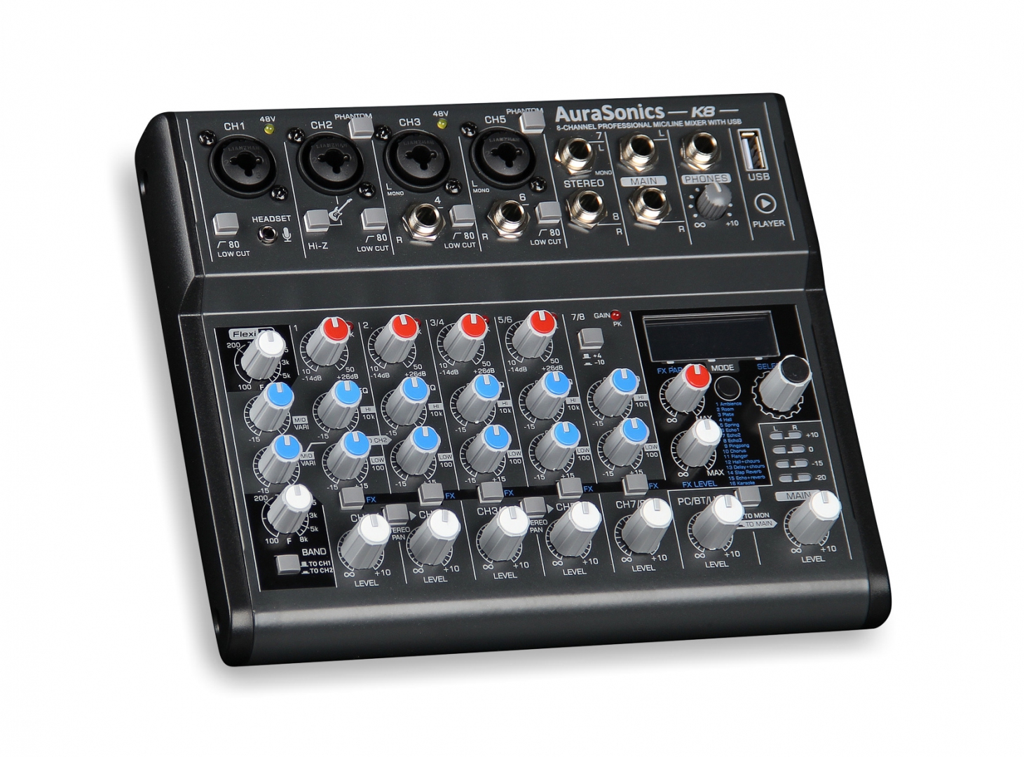 AuraSonics K8 компактный микшерный пульт в Московской области