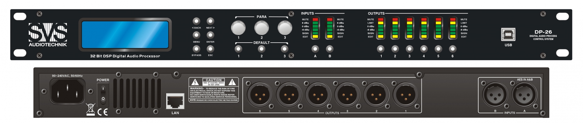 SVS Audiotechnik DP-26 Цифровой процессор: 2 входа 6 выходов в Московской области