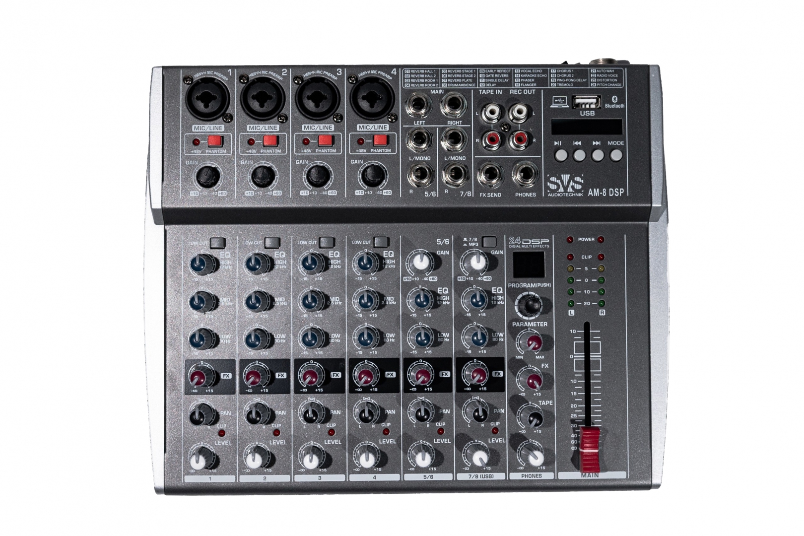 SVS Audiotechnik mixers AM-8 DSP Микшерный пульт аналоговый, 8-канальный в Московской области